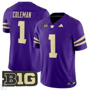 Mens Youths Kids Womens Jonah Coleman Purple Stitched Jersey
